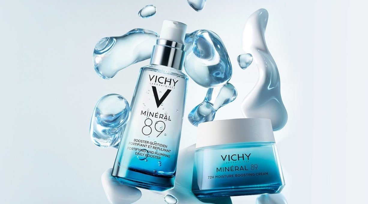 Kwas hialuronowy na twarz - serum i krem Vichy Mineral 89