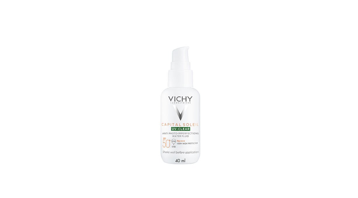 Vichy Capital Soleil UV-Clear Fluid przeciw niedoskonałaościom SPF50