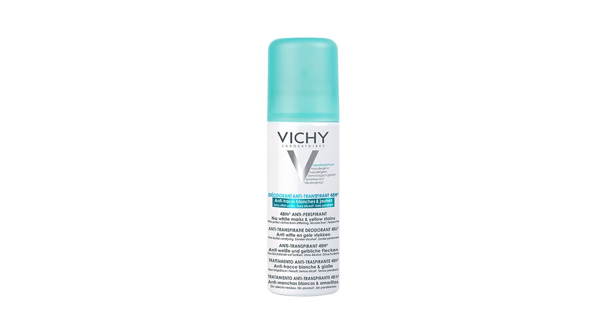 Vichy Antyperspirant Aerozol przeciw śladom 48H