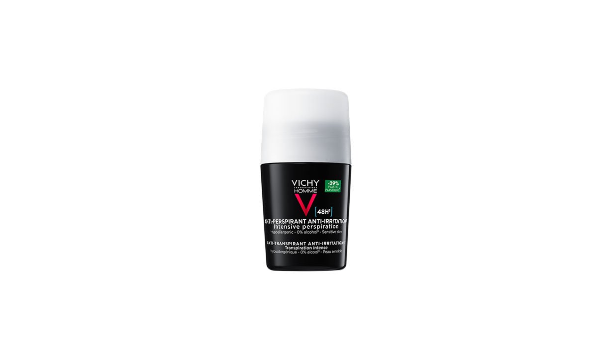 Vichy Homme Antyperspirant Kulka 48H do skóry wrażliwej