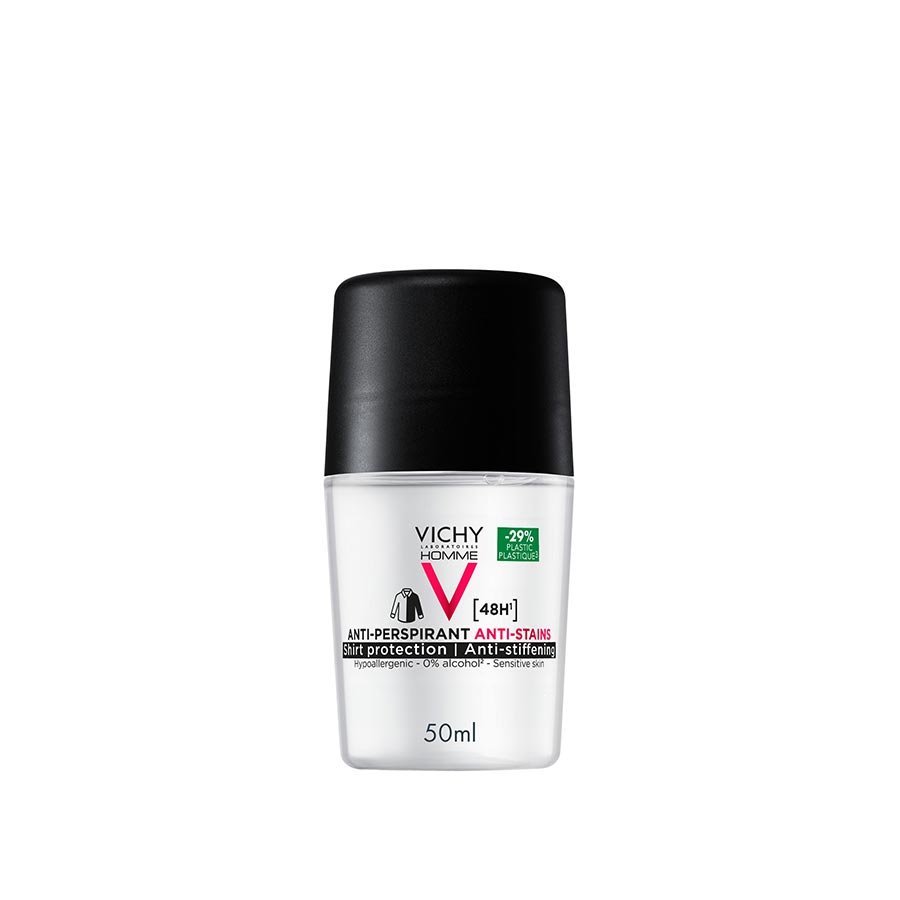 Deo Roll-On 48h dla mężczyzn przeciw śladom Vichy Homme