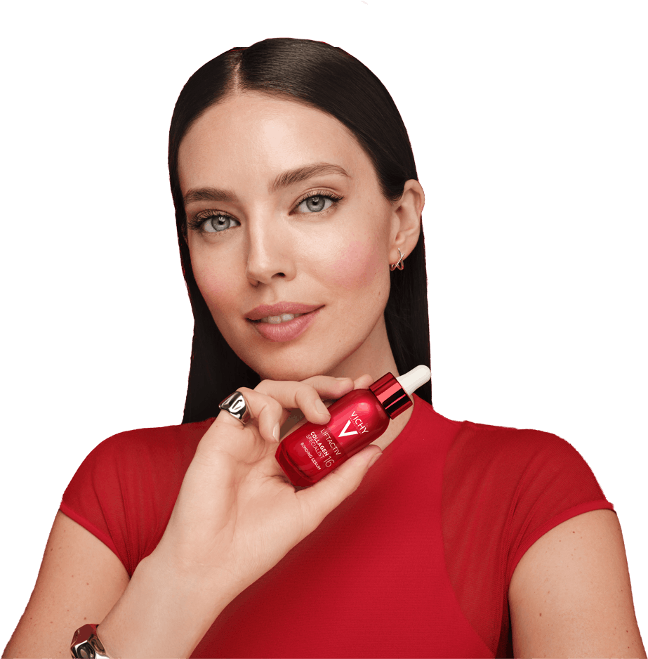 Kobieta prezentująca Collagen 16 Serum