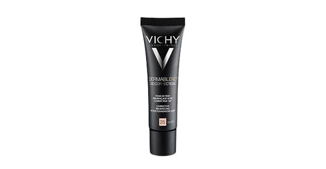 Wyrównujący powierzchnię skóry podkład Vichy Dermablend Korekta 3D - podkład na lato Vichy Dermablend