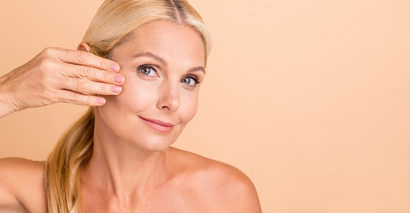 Masaż na worki pod oczami