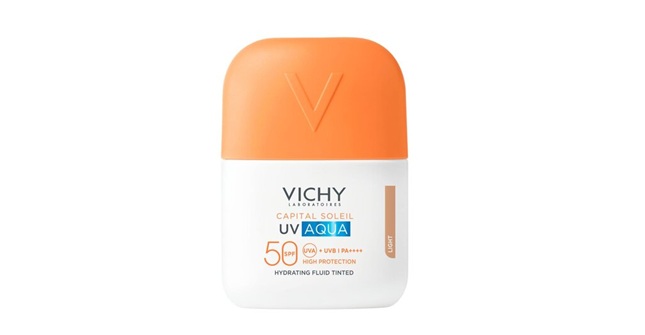 Vichy UV-AQUA Fluid Ochronny do twarzy SPF 50 Koloryzujący